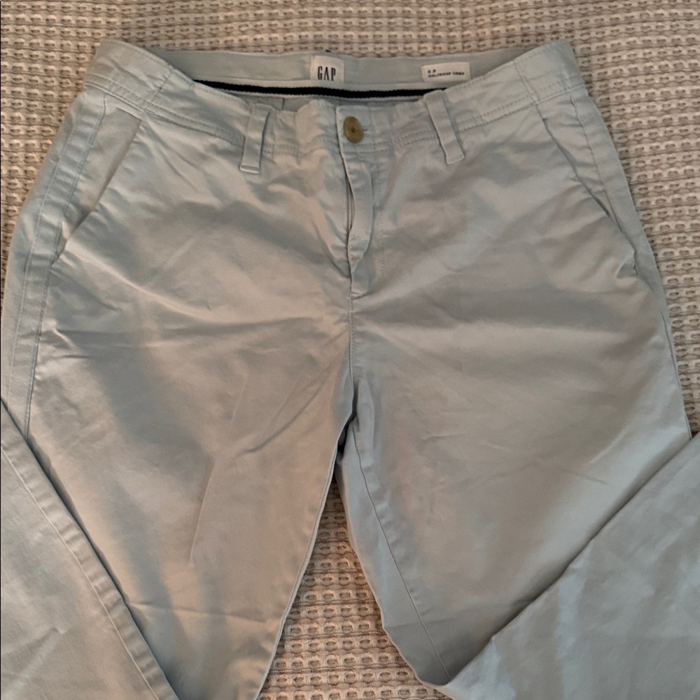 GAP Sky Blue Casual Chinos in a size 6.